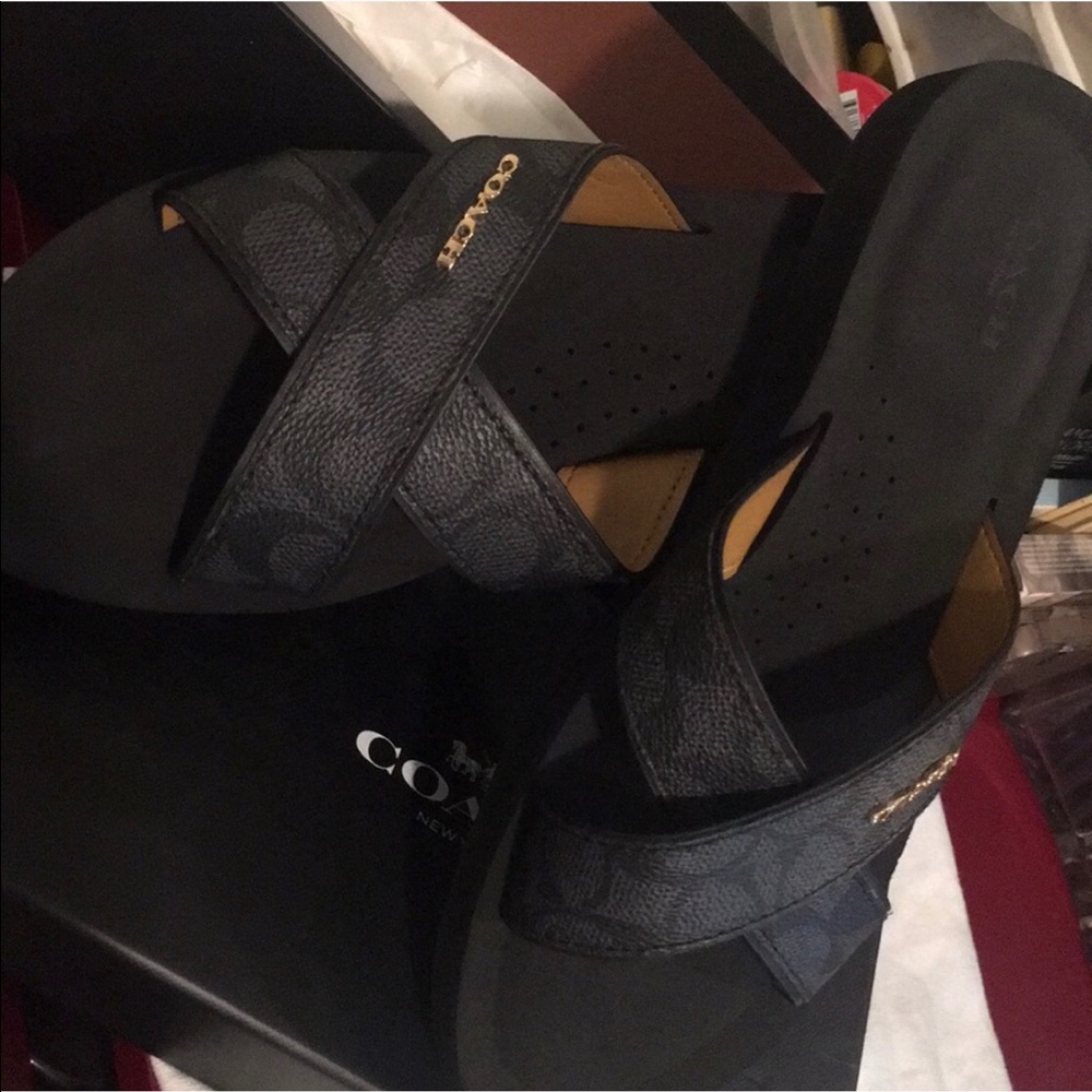 Coach sandals NEW